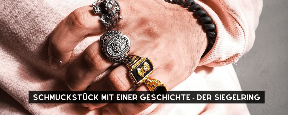SCHMUCKSTÜCK MIT EINER GESCHICHTE - DER SIEGELRING - Königlicher Siegelring