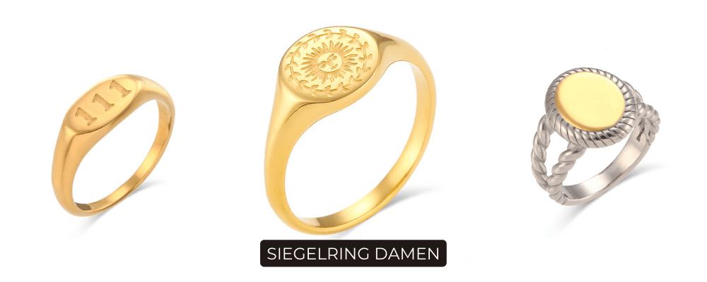 SIEGELRING DAMEN : STILVOLLE AUSDRUCKSFORMEN UND TRADITIONEN - Königlicher Siegelring