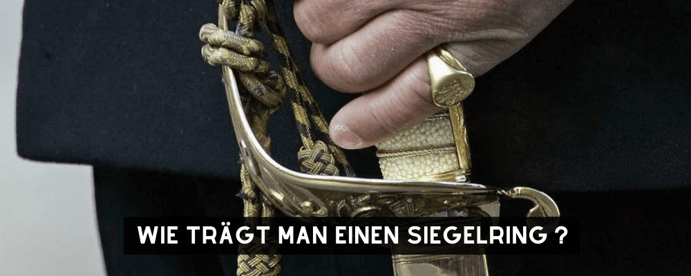 WIE TRÄGT MAN EINEN SIEGELRING ? - Königlicher Siegelring