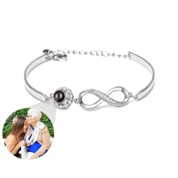 ARMBAND MIT FOTO IM STEIN PERSONALISIERTES : EINZIGARTIGER SCHMUCK - Königlicher Siegelring