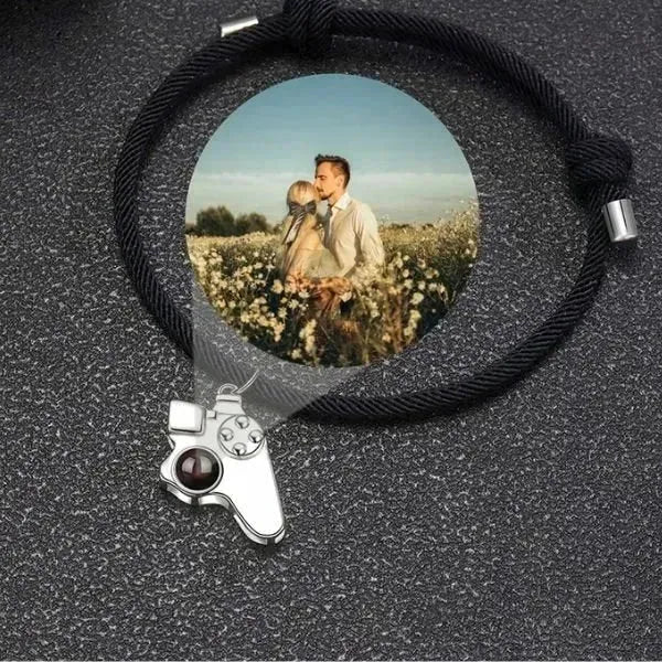FREUNDSCHAFTSARMBÄNDER FÜR 2 - ARMBAND MIT BILD IM STEIN - Königlicher Siegelring
