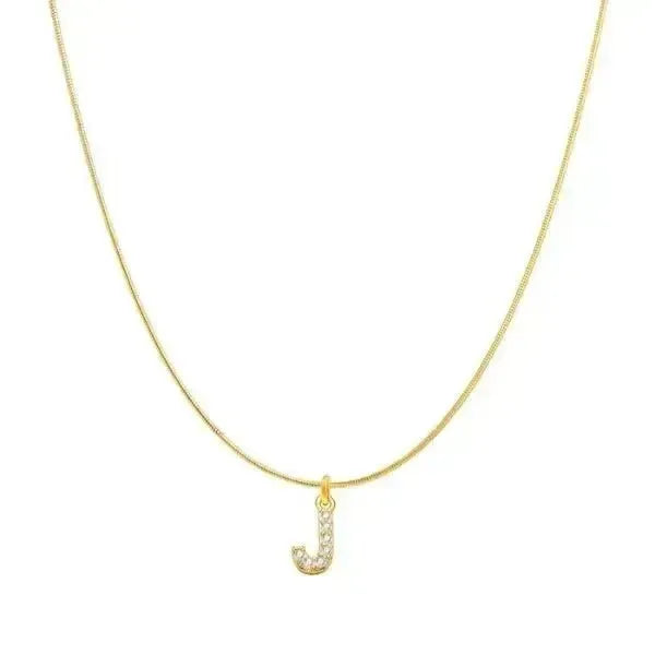 KETTE MIT BUCHSTABEN GOLD MIT DIAMANT - Königlicher Siegelring
