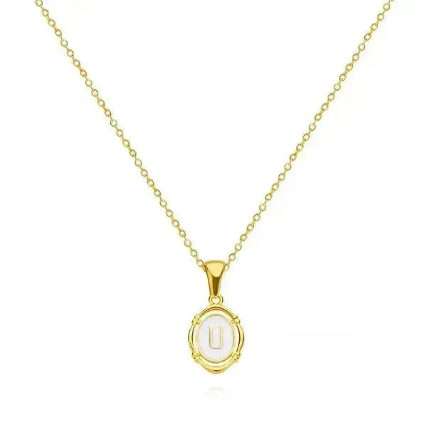 KETTE MIT BUCHSTABEN GOLD : ZEIGE DEINE PERSÖNLICHKEIT - Königlicher Siegelring