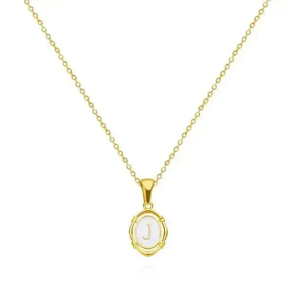 KETTE MIT BUCHSTABEN GOLD : ZEIGE DEINE PERSÖNLICHKEIT - Königlicher Siegelring
