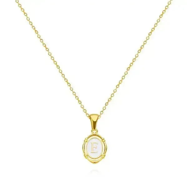 KETTE MIT BUCHSTABEN GOLD : ZEIGE DEINE PERSÖNLICHKEIT - Königlicher Siegelring