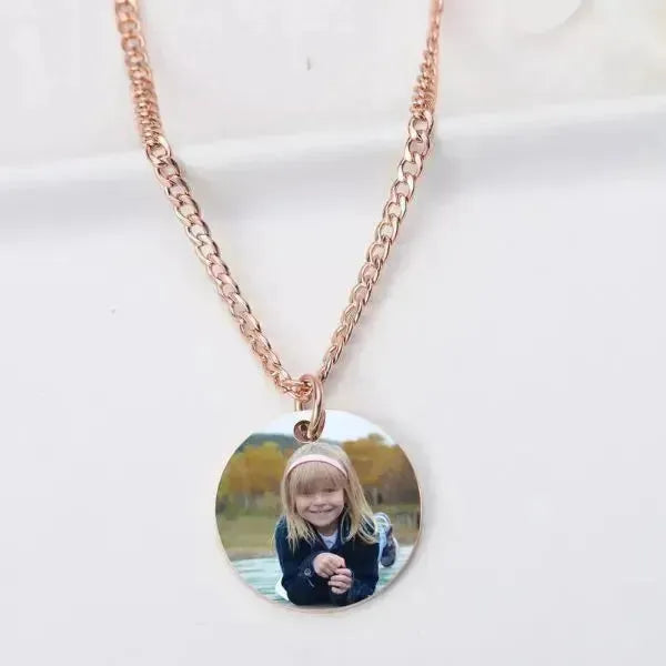 KETTE MIT FOTO - PERSONALISIERTE HALSKETTE - Königlicher Siegelring