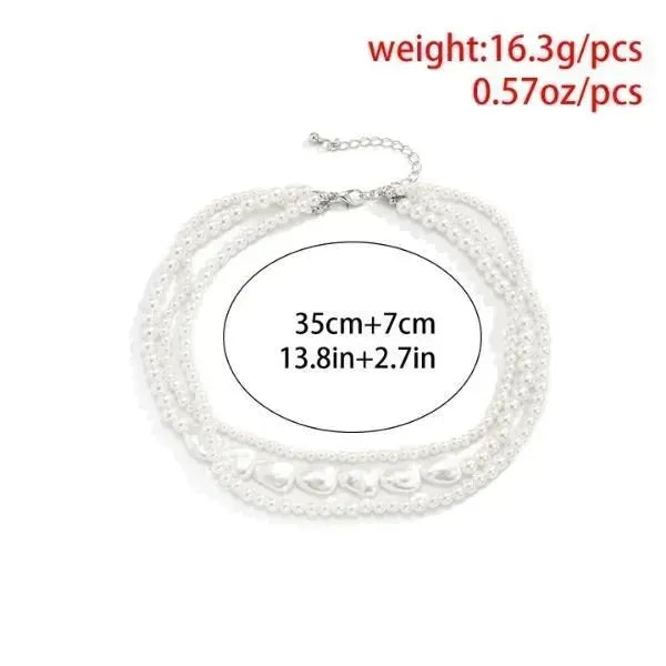PERLENKETTE FÜR DAMEN IN WEISS - KETTEN DAMEN TREND - Königlicher Siegelring