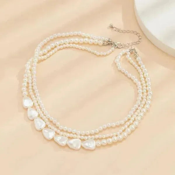 PERLENKETTE FÜR DAMEN IN WEISS - KETTEN DAMEN TREND - Königlicher Siegelring