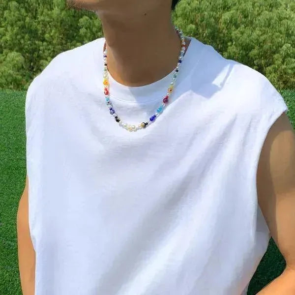 PERLENKETTE FÜR HERREN BUNTE : DER TREND IN EINFACHHEIT UND STIL - Königlicher Siegelring