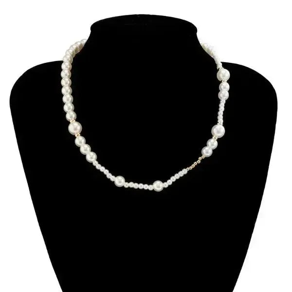 PERLENKETTE FÜR HERREN IN WEISS UND GOLD - Königlicher Siegelring