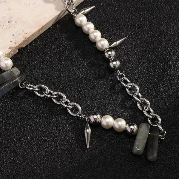 PERLENKETTE FÜR HERREN WEISS : EINZIGARTIGER STIL ZEITLOSE KLASSE - Königlicher Siegelring