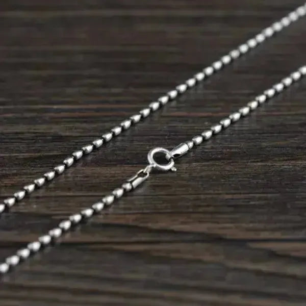 PERLENKETTE HERREN UND DAMEN 1.3MM ECHT SILBER 925 - Königlicher Siegelring