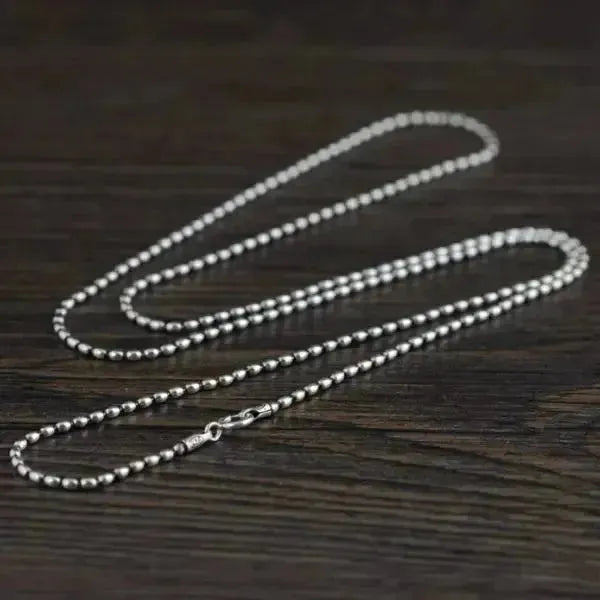 PERLENKETTE HERREN UND DAMEN 1.3MM ECHT SILBER 925 - Königlicher Siegelring