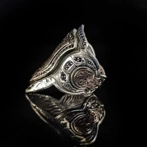 RING SIEGELRING DES SALOMONISCHEN SIEGELS ZIHGIR - Königlicher Siegelring