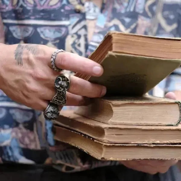 SIEGELRING HERREN WIKINGER | SCHMUCK NORSE MYTHOLOGY - Königlicher Siegelring