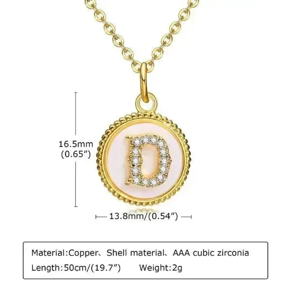 KETTE MIT BUCHSTABEN AUS GOLD-PLÄTTCHEN BESTEHEND AUS INITIALIEN - Königlicher Siegelring