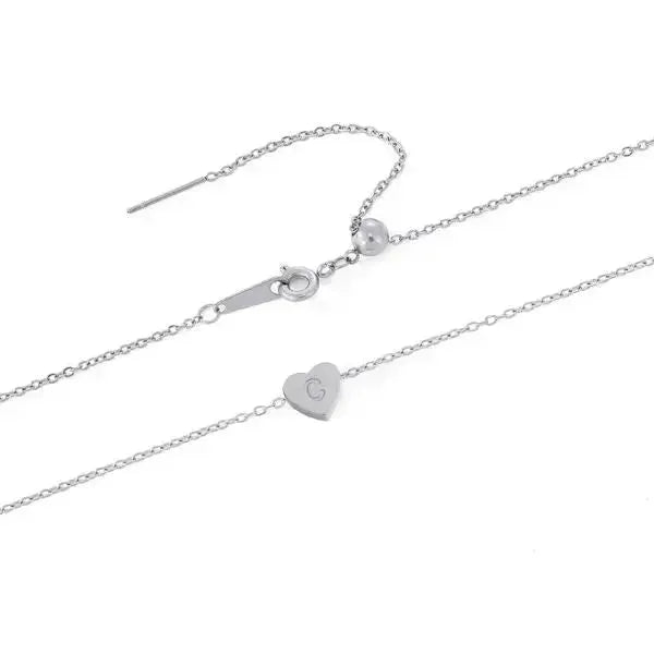 KETTE MIT BUCHSTABEN UND HERZ - Königlicher Siegelring