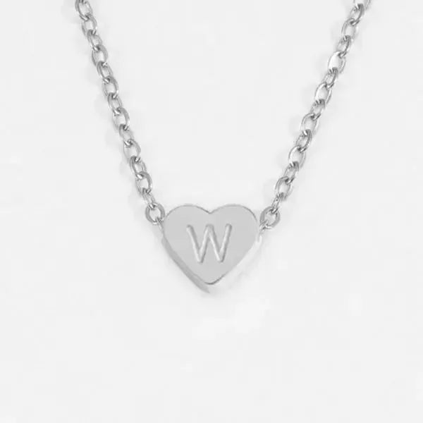 KETTE MIT BUCHSTABEN UND HERZ - Königlicher Siegelring
