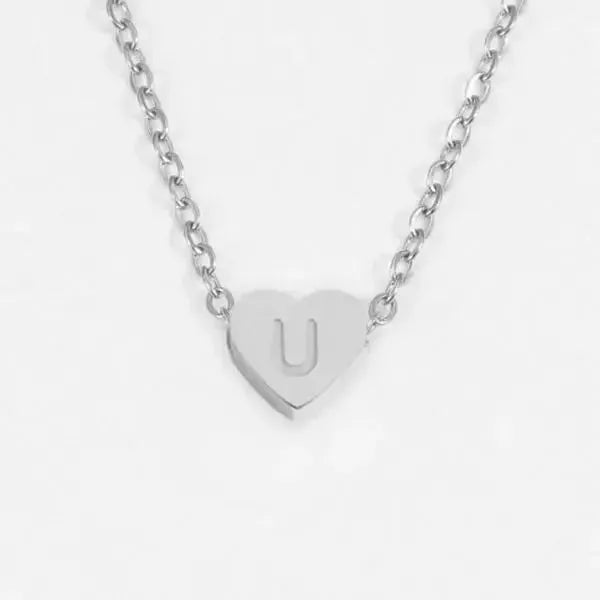 KETTE MIT BUCHSTABEN UND HERZ - Königlicher Siegelring