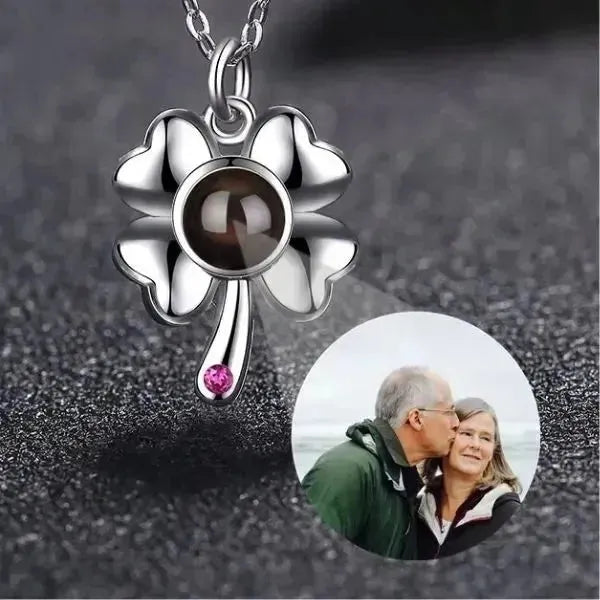 KETTE MIT FOTO IM STEIN - PERSONALISIERTE KETTE MIT BILD - Königlicher Siegelring