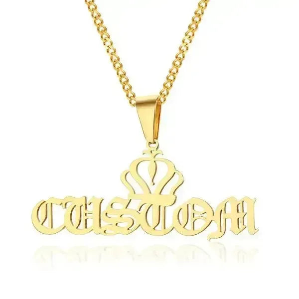 KETTE MIT NAMEN GOLD - Königlicher Siegelring