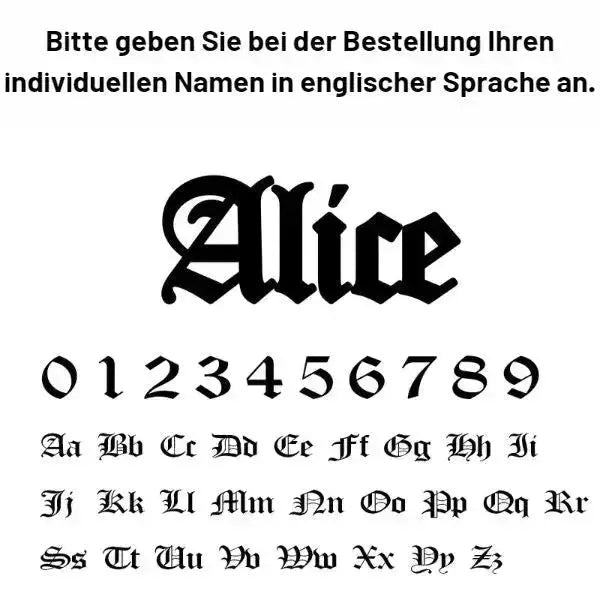 KETTE MIT NAMEN GOLD SILBER UND ROSÉGOLD - Königlicher Siegelring