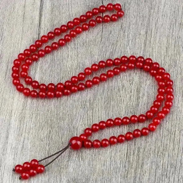 MALA KETTE - ROT PERLENKETTE HERREN UND DAMEN - Königlicher Siegelring