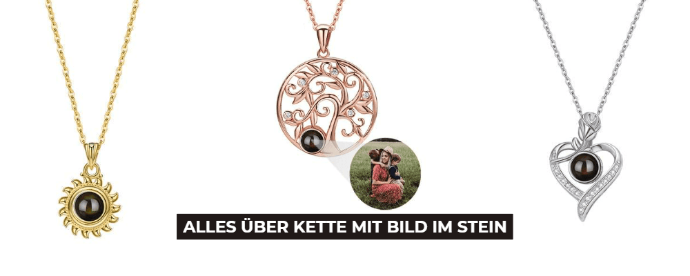 KETTE MIT BILD IM STEIN - Königlicher Siegelring
