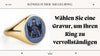 Wählen Sie eine Gravur, um Ihren Ring zu vervollständigen - Königlicher Siegelring