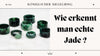 Wie erkennt man echte Jade ? - Königlicher Siegelring