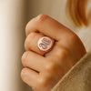SIEGELRING PERSONALISIEREN - ROSEGOLD - Königlicher Siegelring