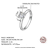Moissanit Ring 1/2ct – 925 Silber - Königlicher Siegelring