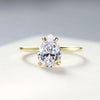 Eleganter Moissanit Ring - Tropfenform - Königlicher Siegelring