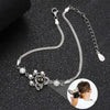 ARMBAND MIT BILD IM STEIN - 925 STERLING SILBER, FOTO PROJEKTION, KATZE UND HUND PFÖTCHEN - Königlicher Siegelring