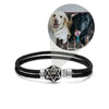 ARMBAND MIT BILD IM STEIN - 925 STERLING SILBER - MÄNNER UND FRAUEN - PERSONALISIERTE MIT FOTO UND PROJEKTION - Königlicher Siegelring
