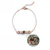 ARMBAND MIT BILD IM STEIN AUS 925ER STERLING-SILBER - PERSONALISIERTES SCHMUCKSTÜCK MIT EMOTIONALEM WERT - Königlicher Siegelring