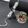 ARMBAND MIT BILD IM STEIN AUS 925ER STERLING-SILBER - PERSONALISIERTES SCHMUCKSTÜCK MIT EMOTIONALEM WERT - Königlicher Siegelring