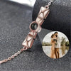 ARMBAND MIT BILD IM STEIN AUS 925ER STERLING-SILBER - PERSONALISIERTES SCHMUCKSTÜCK MIT EMOTIONALEM WERT - Königlicher Siegelring