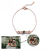 ARMBAND MIT BILD IM STEIN AUS 925ER STERLING-SILBER - PERSONALISIERTES SCHMUCKSTÜCK MIT EMOTIONALEM WERT - Königlicher Siegelring