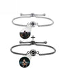 ARMBAND MIT BILD IM STEIN - DOPPEL-PROJEKTION ARMBANDER SCHMUCK GEDENKGESCHENK - Königlicher Siegelring