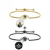 ARMBAND MIT BILD IM STEIN - DOPPEL-PROJEKTION ARMBANDER SCHMUCK GEDENKGESCHENK - Königlicher Siegelring