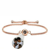 ARMBAND MIT BILD IM STEIN - DOPPEL-PROJEKTION ARMBANDER SCHMUCK GEDENKGESCHENK - Königlicher Siegelring