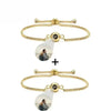 ARMBAND MIT BILD IM STEIN - DOPPEL-PROJEKTION ARMBANDER SCHMUCK GEDENKGESCHENK - Königlicher Siegelring