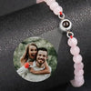 ARMBAND MIT BILD IM STEIN - PERLEN ARMBAND - Königlicher Siegelring