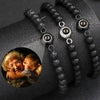 ARMBAND MIT BILD IM STEIN - PERLEN ARMBAND - Königlicher Siegelring