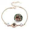 ARMBAND MIT BILD IM STEIN - PERSONALISIERTE ARMBÄNDER - Königlicher Siegelring