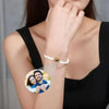 ARMBAND MIT BILD IM STEIN - PERSONALISIERTE PROJEKTION FOTO ARMBÄNDER - Königlicher Siegelring