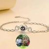 ARMBAND MIT BILD IM STEIN - PERSONALISIERTER DAMENSCHMUCK IN GOLD, ROSÉ UND SILBER - Königlicher Siegelring