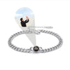 ARMBAND MIT BILD IM STEIN - PERSONALISIERTES FOTO PROJEKTION KETTE - Königlicher Siegelring