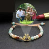 FOTOARMBAND - PERSONALISIERTES FOTOARMBAND MIT NATURSTEIN - Königlicher Siegelring
